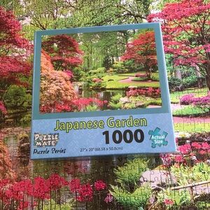 Puzzle Mate Wisconsin Toys Japanese Garden Puzzle 1000 Pieces Complete Open Box